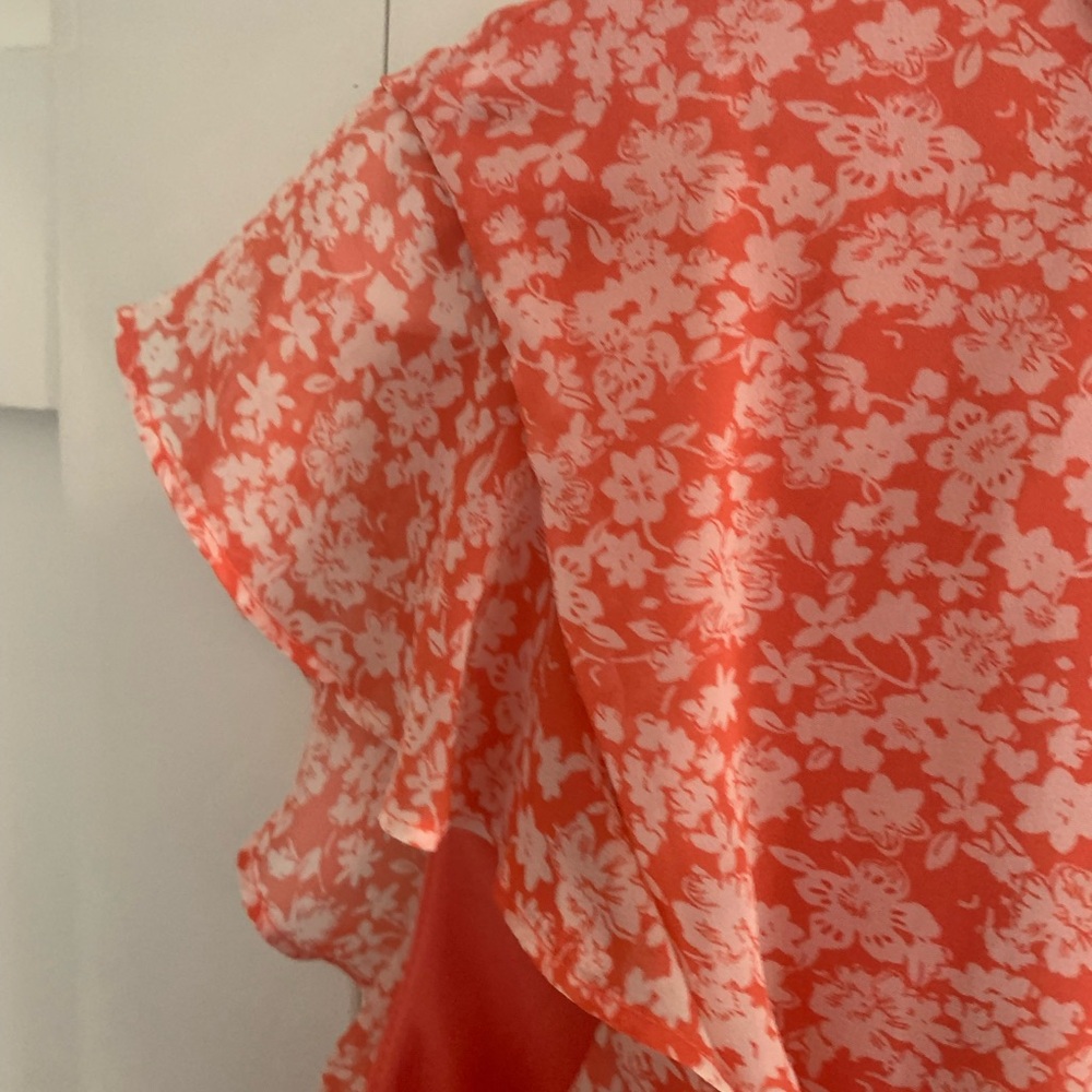 Floral Orange Dress - Picture 5 of 6